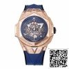 Z5348956324444 26085C73903EFC3AA90055A0BEE93A7D Hublot 빅뱅 상 블루 418.OX.5108.RX.MXM20 1:1 베스트 에디션 BBF 팩토리 블루 스트랩