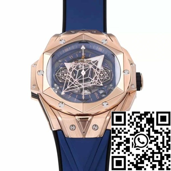 z5348956776351 95d413357afe782a6dce650a0f426873 Hublot Big Bang Sang Bleu 418.OX.5108.RX.MXM20 1:1 Best Edition BBF Fabriek Blauw Bandje