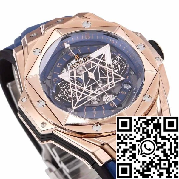 z5348957172486 5f111df8cc6654b4a79d32eb4f2ed68d Hublot Big Bang Sang Bleu 418.OX.5108.RX.MXM20 1:1 Best Edition BBF Fabriek Blauw Bandje