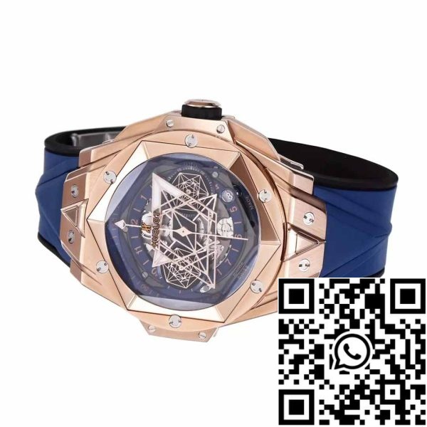 z5348957364212 a6cd08ab235b147b610ffe42b50400c9 Hublot Big Bang Sang Bleu 418.OX.5108.RX.MXM20 1:1 Best Edition BBF Factory Blue Strap