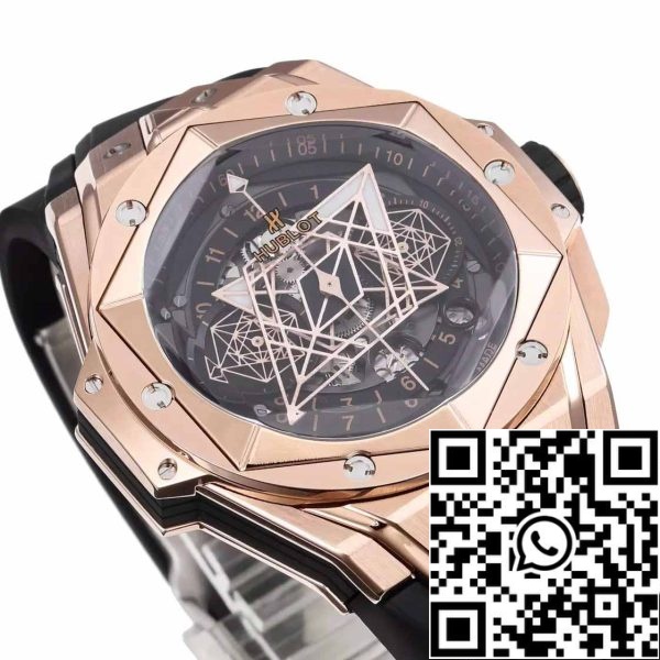 z5348959067739 89b8f60a7850240b0795c710fade1b7f Hublot Big Bang Sang Bleu 418.OX.1108.RX.MXM19 1:1 Best Edition BBF Factory Black Strap