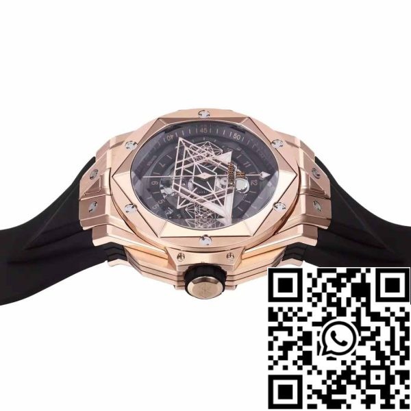 z5348959423864 7bea454193e1f881a912a59a5885e142 Hublot Big Bang Sang Bleu 418.OX.1108.RX.MXM19 1:1 Best Edition BBF Factory Fekete szíj