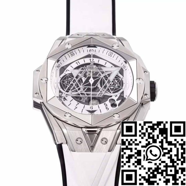 z5348960424720 cb9125c3684b2d9b115ca377cf8ea34d Hublot Big Bang Sang Bleu 418.NX.2001.RX.MXM20 1:1 Best Edition BBF Factory White Strap