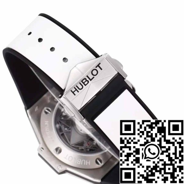 z5348961604114 56612c9ec462ff24ed1a58e4ed2aec39 Hublot Big Bang Sang Bleu 418.NX.2001.RX.MXM20 1:1 Best Edition BBF Factory White Strap