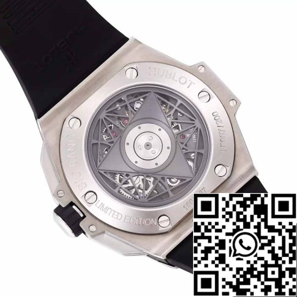 z5348963523875 c4dcf4800b98f7ffece395ef85110934 Hublot Big Bang Sang Bleu 418.NX.5107.RX.MXM20 1:1 Най-добро издание BBF Фабрика Синя каишка