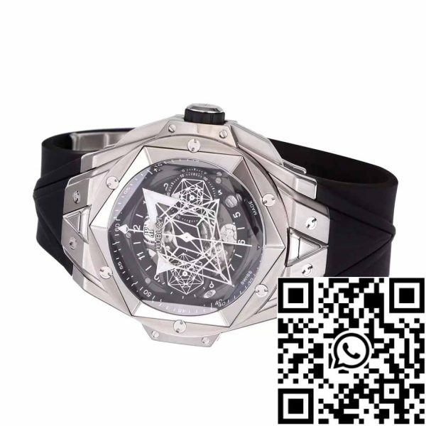 z5348965244220 ca7e97ec69e32b4ea7790e024a69aa69 Hublot Big Bang Sang Bleu 418.NX.1107.RX.MXM19 1:1 Best Edition BBF Factory fekete szíjjal