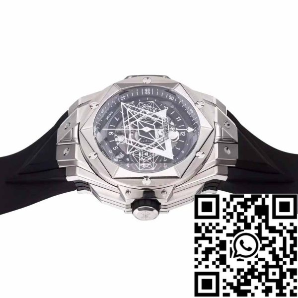 z5348965439153 4a9d2737af4d56f4edaf3ddf9a20250d Hublot Big Bang Sang Bleu 418.NX.1107.RX.MXM19 1:1 Best Edition BBF Factory Black Strap