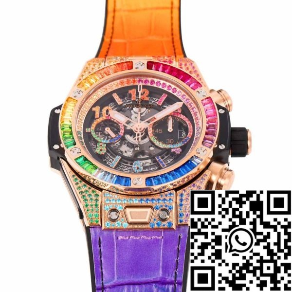 z5349269599292 6befccdcd0994aed0a36ce660834296b Hublot Big Bang King Gold Regenbogen 411.OX.9910.LR.0999 1:1 Best Edition BBF Fabrik