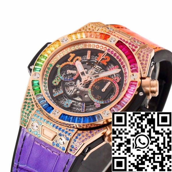 z5349269956839 7c64c8f813462b5f6779f6eccf9e13ef Hublot Big Bang King Gold Rainbow 411.OX.9910.LR.0999 1:1 Best Edition BBF Factory