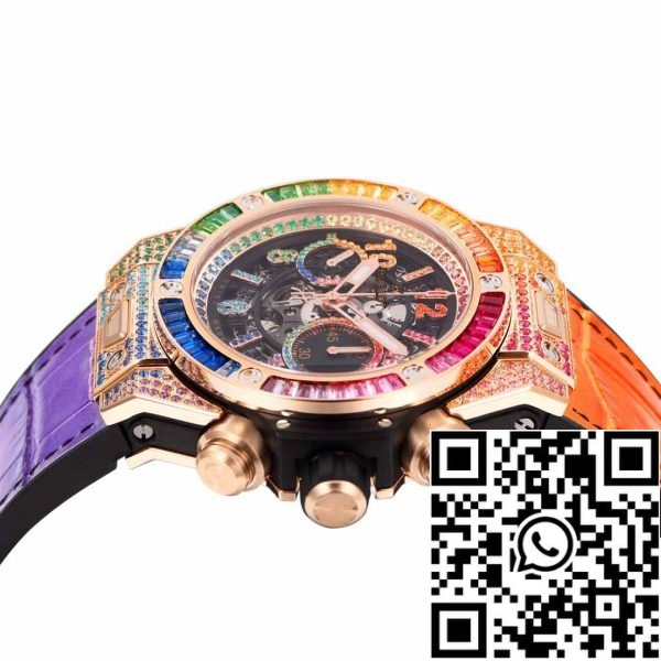 z5349270347511 1ff6df8aefb4fbeb8f71bc84ca2471c6 Hublot Big Bang King Gold Rainbow 411.OX.9910.LR.0999 1:1 Best Edition BBF Factory