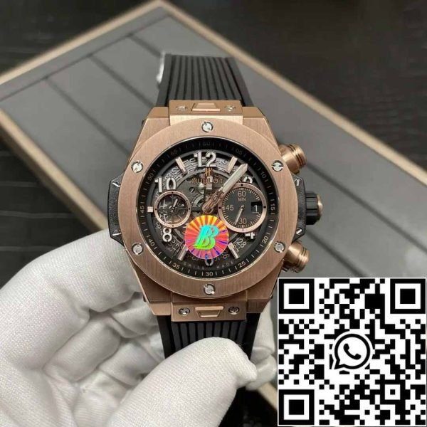 z5349568206920 18ebcd23c6d17d1ab356b80f36bc3536 Hublot Big Bang Unico King Gold 421.OX.1170.RX 1:1 Best Edition BBF Factory Grey Dial