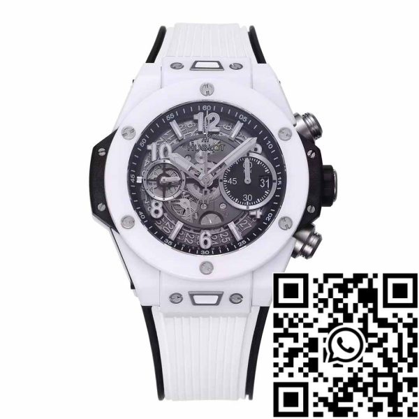 z5349669667704 3505a34fdebb04c0eeb1d2818329fe7e Hublot Big Bang Unico Ceramic 441.HX.1171.RX 1:1 Best Edition BBF Factory White Ceramic