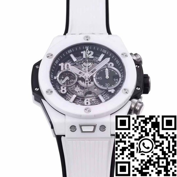 z5349669933168 f4b2b863c81f73fedd54fa31a8425865 Hublot Big Bang Unico Ceramic 441.HX.1171.RX 1:1 Best Edition BBF Factory White Ceramic