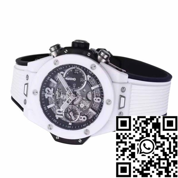 z5349670339496 381d3d86323e808e450ea73d8e94302a Hublot Big Bang Unico Ceramic 441.HX.1171.RX 1:1 Best Edition BBF Factory White Ceramic