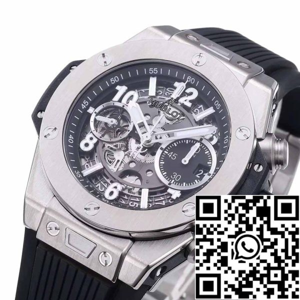 z5349682599949 d973285d0cb2e621c4843b36dd01c69b Hublot Big Bang Unico Titanium 441.NX.1171.RX 1:1 Best Edition BBF Factory Czarny pasek