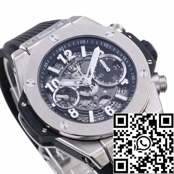 z5349682732890 44c26e43eb8c92d6dff974388a2178d1 Hublot Big Bang Unico Titanio 441.NX.1171.RX 1:1 Best Edition BBF Factory Cinturino Nero