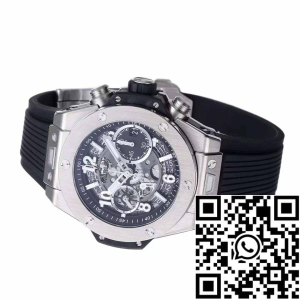 z5349682857870 83adc4896808fd199d186160ab2df88e Hublot Big Bang Unico Titanium 441.NX.1171.RX 1:1 Best Edition BBF Factory Black Strap