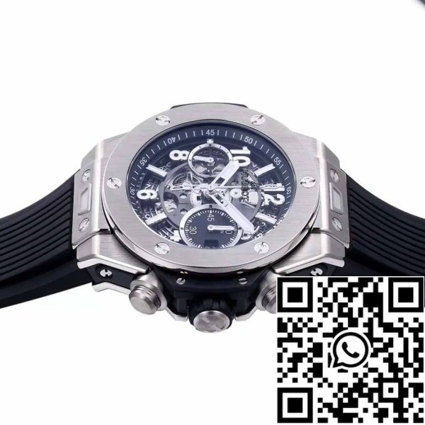 z5349682981982 a4de0073d9b7e0a5018c7f49d23b6a6a Hublot Big Bang Unico Titanium 441.NX.1171.RX 1:1 Best Edition BBF Factory Musta hihna