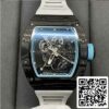 z5358486306912 0cd56929b1f0d4bdc6239c6a15a46bc5 RICHARD MILLE RM055 NTPT Carbon Fiber 1: 1 Най-доброто издание BBR Factory [V3] Бяла каучукова каишка