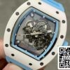 z5358491938276 2bd5aa893302205b419fda1d8f550e9d RICHARD MILLE RM055 Caixa em cerâmica 1:1 Best Edition BBR Factory [V3] Bracelete em borracha azul