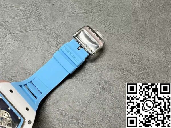 z5358492321630 82b692f9cd5746d0ed3c5eccf8f76b5a RICHARD MILLE RM055 Ceramic case 1:1 Best Edition BBR Factory [V3] Blue Rubber Strap