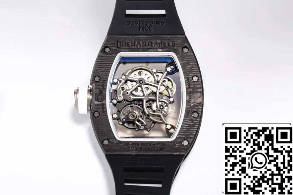 z5358495961998 7a0fe2200949f170dbf47ee0097c0d5b BBR Factory [V3] RICHARD MILLE RM055 RM-055 RM-055 NTPT szénszálas tok gumiszíj