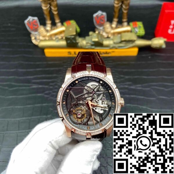 z5358542257570 6903311913049f9df91920fc487a4e75 Roger Dubuis Excalibur RDDBEX0393 1:1 Best Edition BBR Factory V3 Tourbillon Skeleton Dial