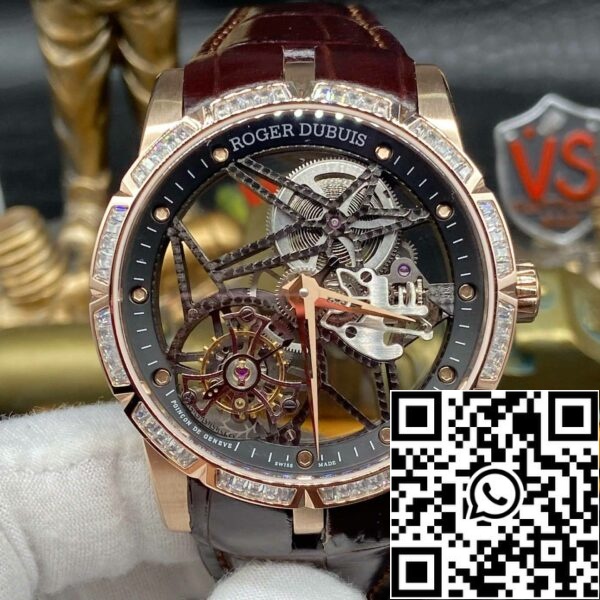 z5358542298402 9d5ee6e98f3ad0e678919ce505f7752a Roger Dubuis Excalibur RDDBEX0393 1:1 Best Edition BBR Factory V3 Tourbillon Skeleton Dial