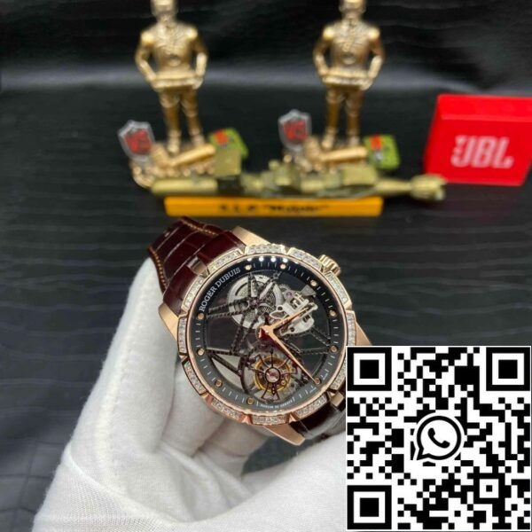 z5358542399596 65284d674387fca343088a4670c1badc Roger Dubuis Excalibur RDDBEX0393 1: 1 Най-добро издание BBR Factory V3 Tourbillon Skeleton Dial