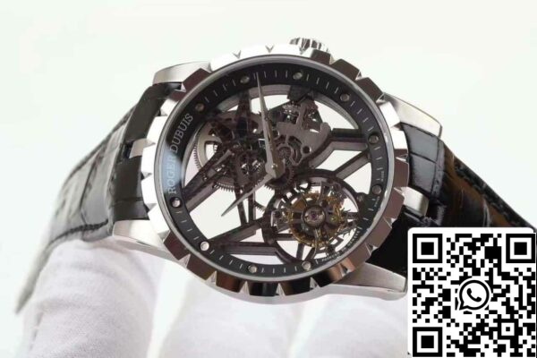 z5358543922706 cc90674b7d0598c90df4bf599cfe6790 Reloj Roger Dubuis Excalibur RDDBEX0392 Caja plateada 1:1 Mejor Edición BBR Factory V3 Tourbillon