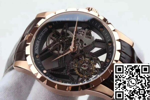 z5358545037605 9eeaad8cd2a86b4394edba589fd0c220 Roger Dubuis Excalibur RDDBEX0392 1:1 Best Edition BBR Factory V3 Tourbillon Watch