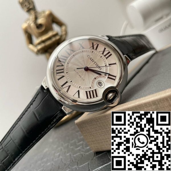 z5359781472801 e669c773b9c895925b271f6479c09327 Ballon Bleu De Cartier 42MM WSBB0026 1:1 Best Edition AF Factory Cadran Blanc