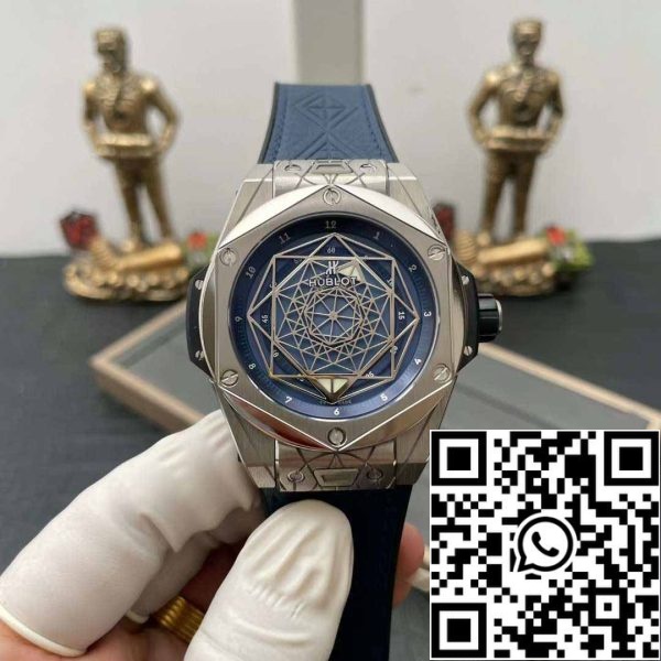 z5359781705384 19b40714c5e61791e895e2e0b9163596 Hublot Big Bang 415.NX.1112.VR.MXM16 1:1 Best Edition WWF Sininen kellotaulu