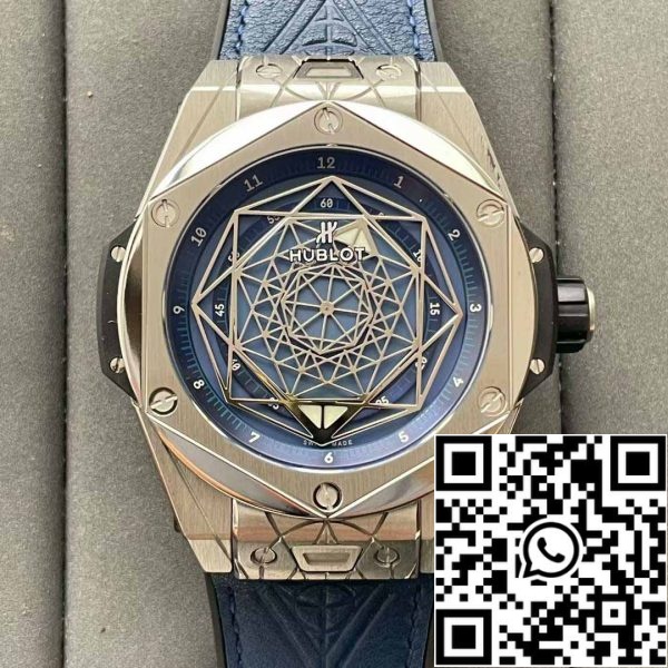 z5359781716645 4c98946e9beaf48ad826dd9232e5c6b4 Hublot Big Bang 415.NX.1112.VR.MXM16 1:1 Best Edition WWF Blue Dial