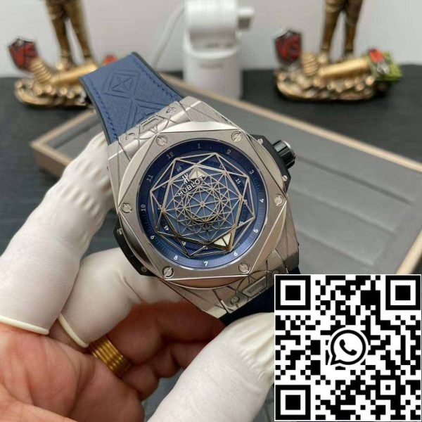 z5359781728986 67f46f6a11d458dbeca6f2fa0e15f935 Hublot Big Bang 415.NX.1112.VR.MXM16 1:1 Best Edition WWF Blue Dial