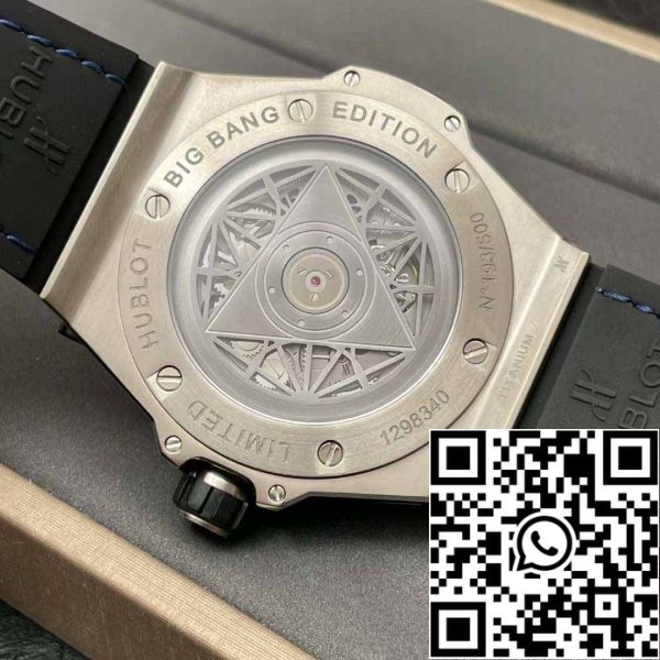 z5359781733506 dab015623619246dea57ca61079b54a9 Hublot Big Bang 415.NX.1112.VR.MXM16 1:1 Best Edition WWF Kék számlap