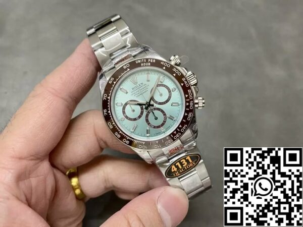 z5395415378980 d409bc0b4929a99f74fd8a3c249c2583 Rolex Cosmograph Daytona m126506-0002 Ice Blue 1:1 Best Edition QF Factory 4131 Movement