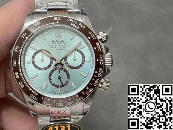 z5395415734682 85daf82279564ad55c48b684eee1f393 Rolex Cosmograph Daytona m126506-0001 Ice Blue 1:1 Najboljša izdaja QF Factory 4131 Movement