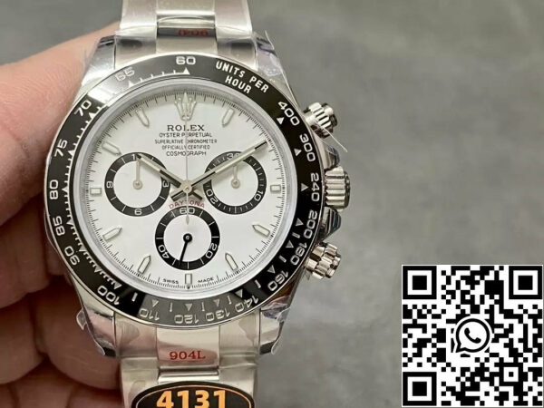 z5395416303533 ea0cee60ee339fb8132335279314a3b8 Rolex Cosmograph Daytona m126500ln-0001 1:1 Meilleure édition QF Factory 4131 Mouvement