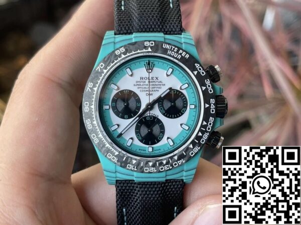 z5395504067890 5ee4c67319529619c5effaebde262968 Rolex Cosmograph Daytona Series със син корпус от въглеродни влакна【4130 Движение DIW Модифицирана версия】