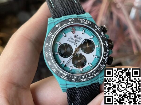 z5395504259872 4cedce7ca4d5664ba8523b20c7e0c834 Rolex Cosmograph Daytona Series със син корпус от въглеродни влакна【4130 Движение DIW Модифицирана версия】