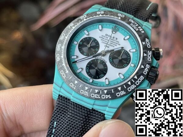 z5395504353016 87d252bce8997f68490ca7b17b490813 Rolex Cosmograph Daytona Series with Blue Carbon Fiber Case【4130 Movement DIW Modified Version】.