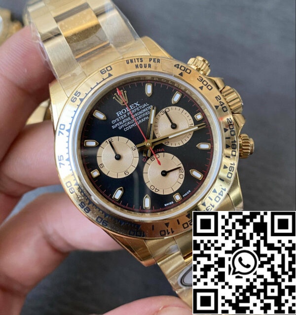 z5397871398788 3b2b325a0c7f96e0e0212e8d40d81d39 Replica Rolex Cosmograph Daytona m126508-0002 καθαρό εργοστάσιο κίτρινο χρυσό 4130 κίνημα