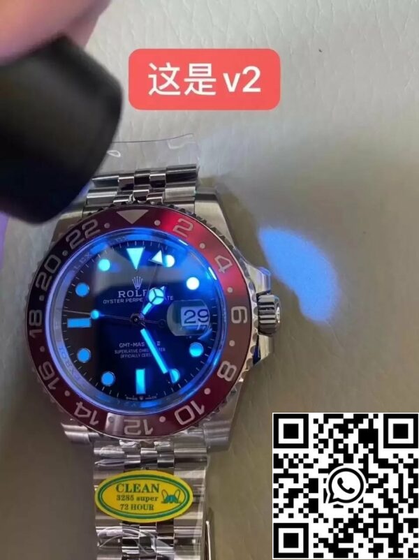 z5402932241746 6d814f71053086cee494d15c98204e67 Rolex GMT Master II M126710BLRO-0001 Jubilee hihna Best Edition Puhdas Factory V3 Cola Circle