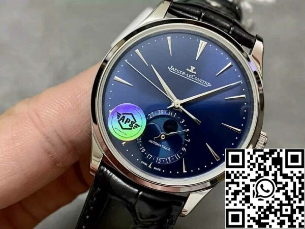 z5406933001286 36fafbac7f1ca0848a6646f497ff5f40 Jaeger-LeCoultre Master Ultra Thin MOON Q1368480 1:1 Най-добро издание APS Factory Blue Dial