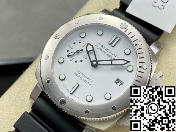 z5406938634723 c391aa34814eebfa1dce7e27c7688b4a Panerai Luminor Submersible Bianco Pam02223 VS Tehdas 1:1 Paras painos