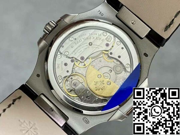 z5406940200616 eba9203228015a44eae9ba762c09b21e Patek Philippe Nautilus 5712G-001 Blue Dial 1:1 Best Edition PPF factory V2 Leather Strap