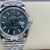 z5412646397910 d4e40eaaf0fb0c4c8eb00d54f0901563 Rolex Datejust M126334-0028 41mm Oyster Strap VS Factory zöld számlapos jubileumi szíj VS Factory zöld számlapos jubileumi szíj