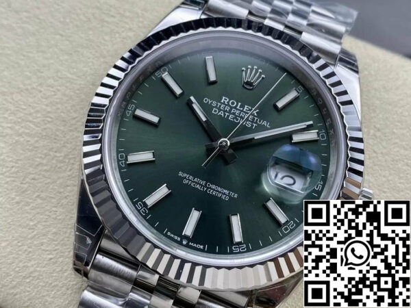 z54126470142 4fddf474bac81da6a04d96b703bb949e Rolex Datejust M126334-0028 41mm Oyster Strap VS Fabriek Groene Wijzerplaat Jubilee Strap