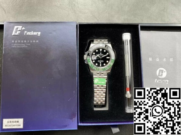 z5412664885904 5728f4f57b97c5a17b8100cdad0d3a96 Rolex GMT Master II M126720VTNR-0001 Юбилейна каишка 1:1 Най-добро издание C+ Фабрика Керамичен безел